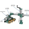 Grizzly G0826 - 2/3 HP Variable-Speed 3-Roller Power Feeder, Single-Phase