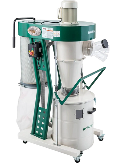 Grizzly G0861 Cyclone Dust Collector 2 HP Portable New