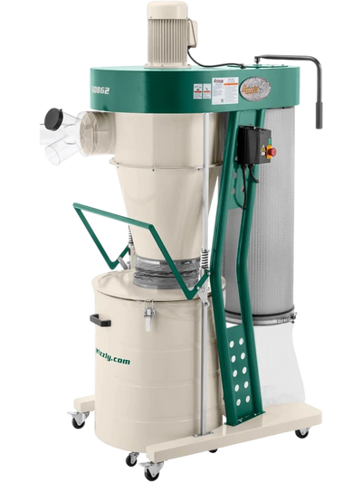 Grizzly G0862 Cyclone Dust Collector 3 HP Portable New