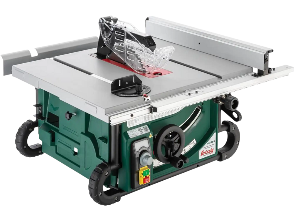 Grizzly G0869 - 10" 2 HP Variable-Speed Benchtop Table Saw