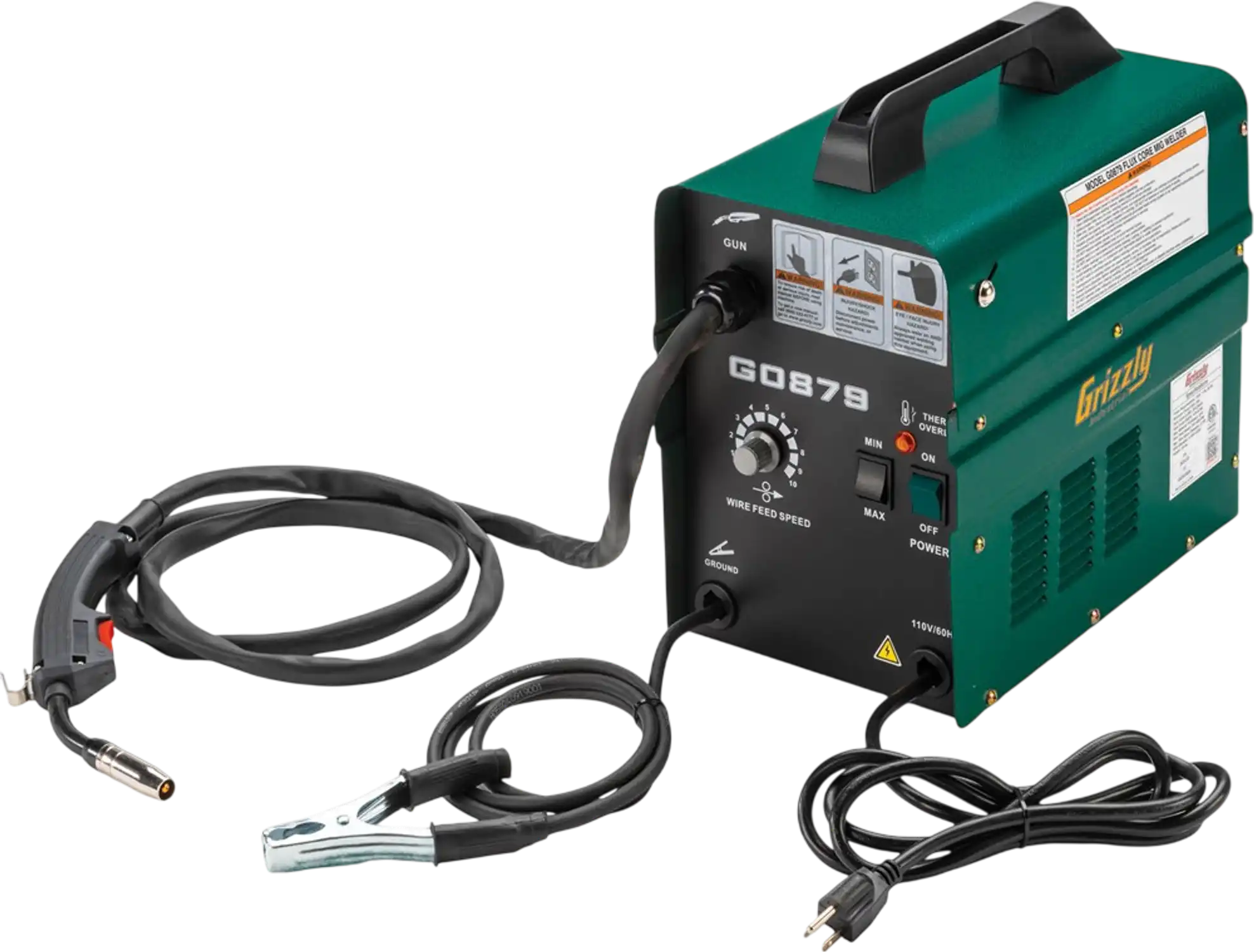 Grizzly G0879 Flux-Cored Wire Feed Welder New