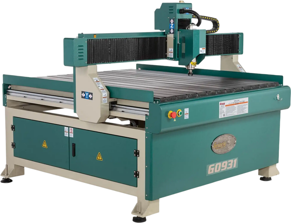 Grizzly G0931 - 47" x 47" CNC Router With T-Slot Table