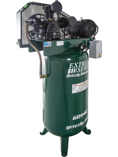 Grizzly G0942 Air Compressor 80-Gallon 7.5 HP Extreme Series New