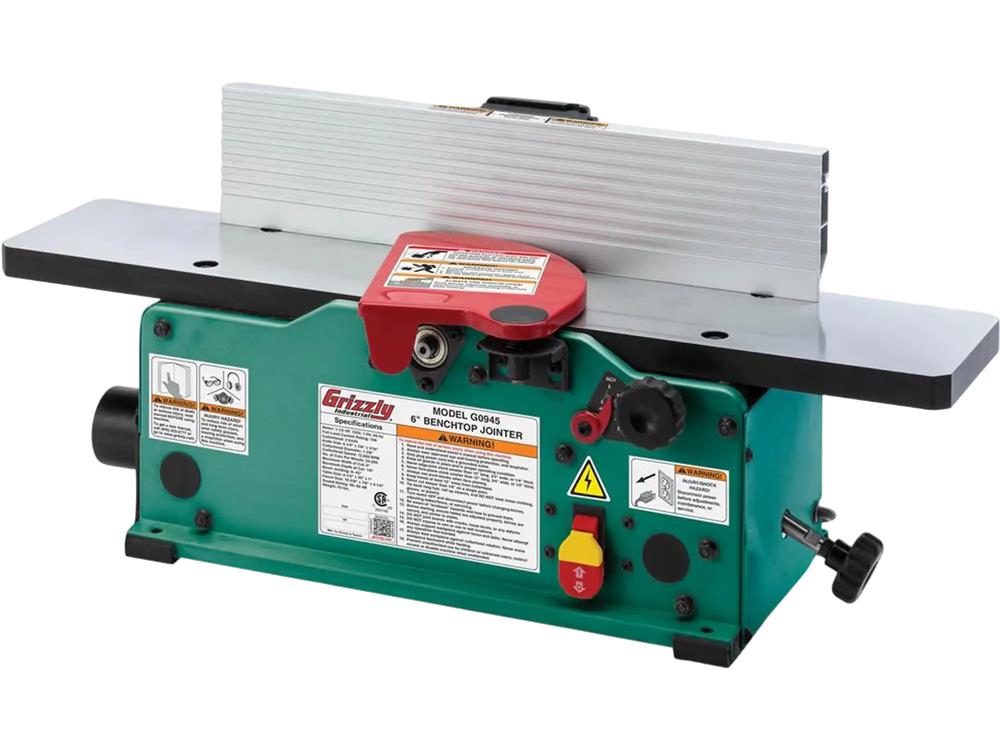 Grizzly G0945 - 6" Benchtop Jointer