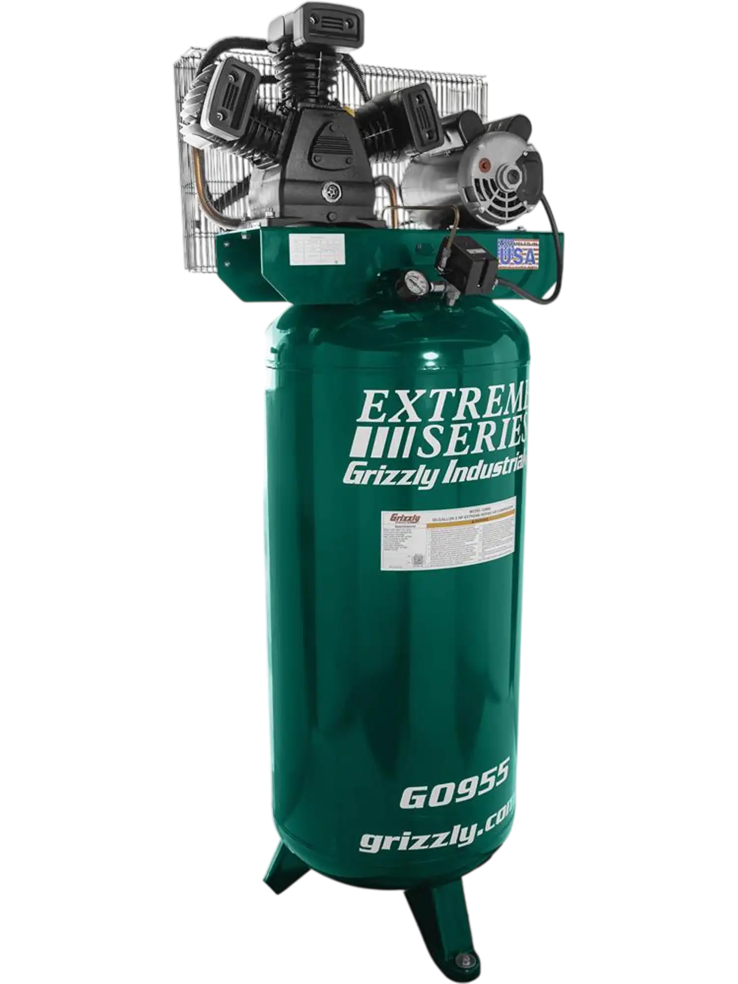 Grizzly G0955 Air Compressor 60-Gallon 5 HP Extreme Series New