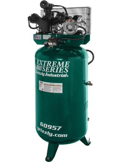 Grizzly G0957 Air Compressor 80-Gallon 5 HP Extreme Series New