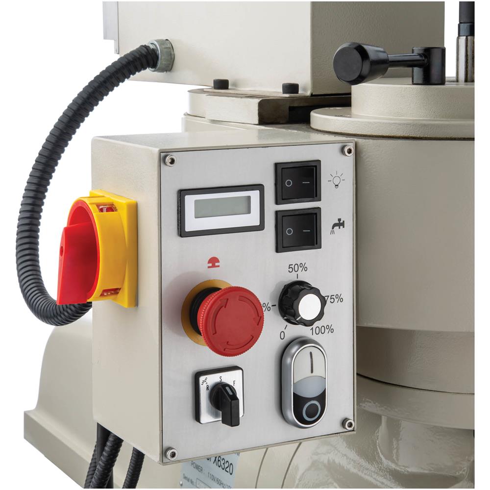 Grizzly G0961 - 8" x 36" Variable-Speed Knee Mill with Power Feed and DRO