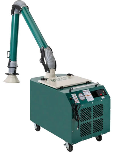 Grizzly G0964 Fume Extractor 1-1/2 HP Portable with Precision Arm New