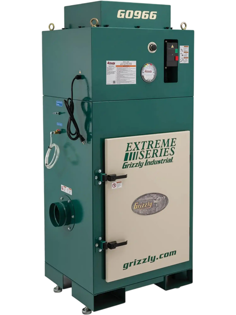 Grizzly G0966 - 1-1/2 HP Metal Dust Collector