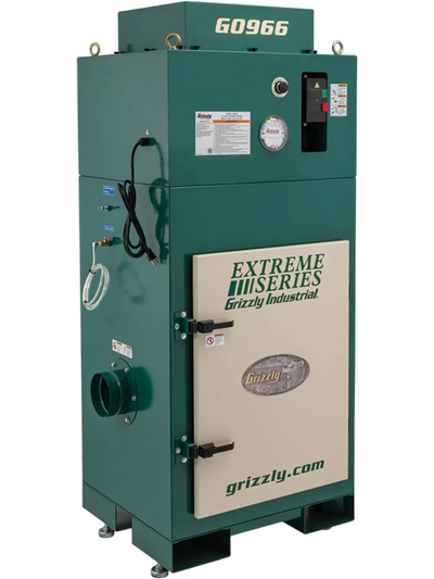 Grizzly G0966 Metal Dust Collector 1-1/2 HP New
