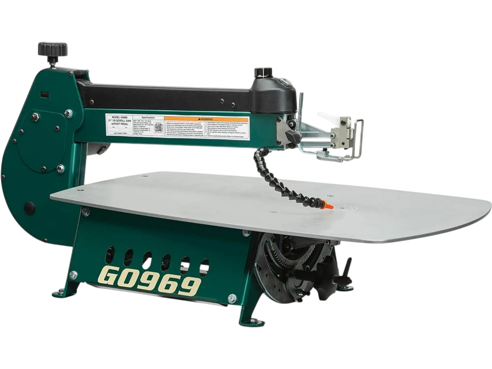 Grizzly G0969 - 21" Variable-Speed Scroll Saw with Foot Pedal