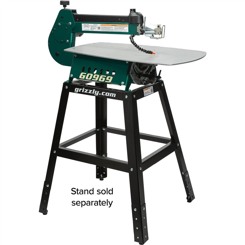 Grizzly G0969 - 21" Variable-Speed Scroll Saw with Foot Pedal