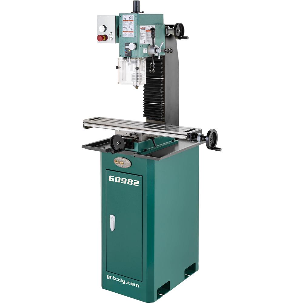 Grizzly G0982 - 6" x 27" Variable-Speed Mill/Drill with Stand