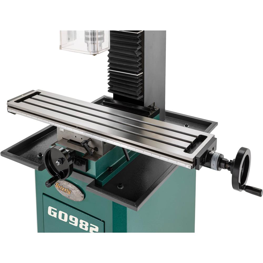 Grizzly G0982 - 6" x 27" Variable-Speed Mill/Drill with Stand