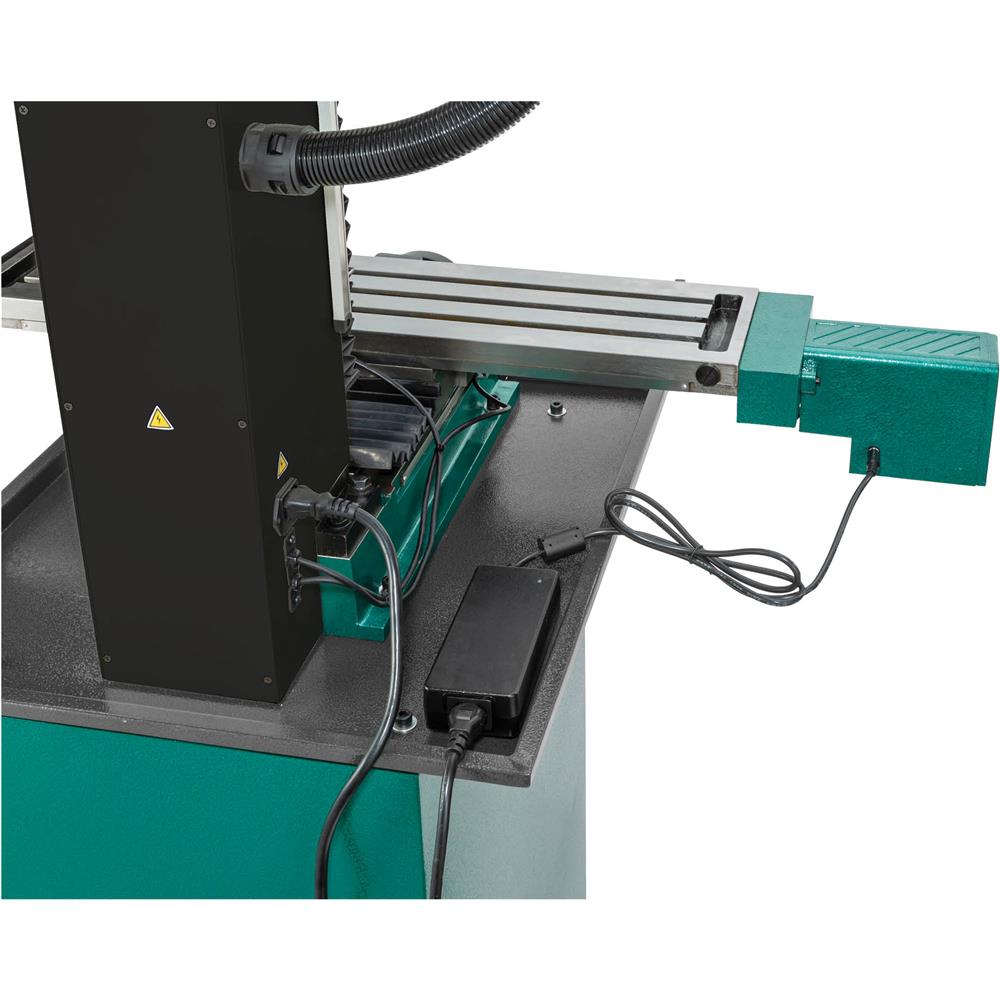 Grizzly G0983 - 6" x 27" Variable-Speed Mill/Drill, 3-Axis DRO & Power Feed