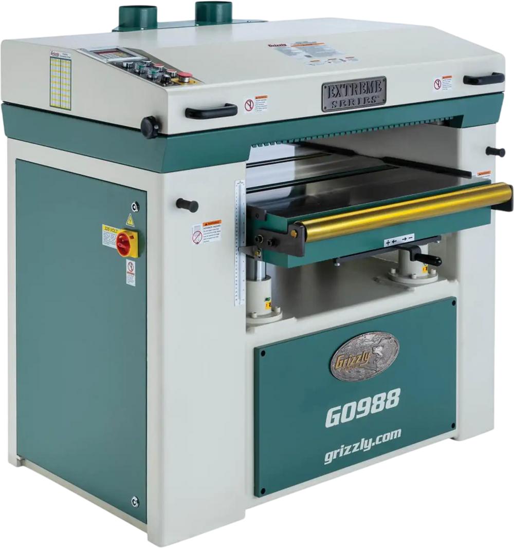 Grizzly G0988 - 32" Extreme Series Planer with V-Helical Cutterhead