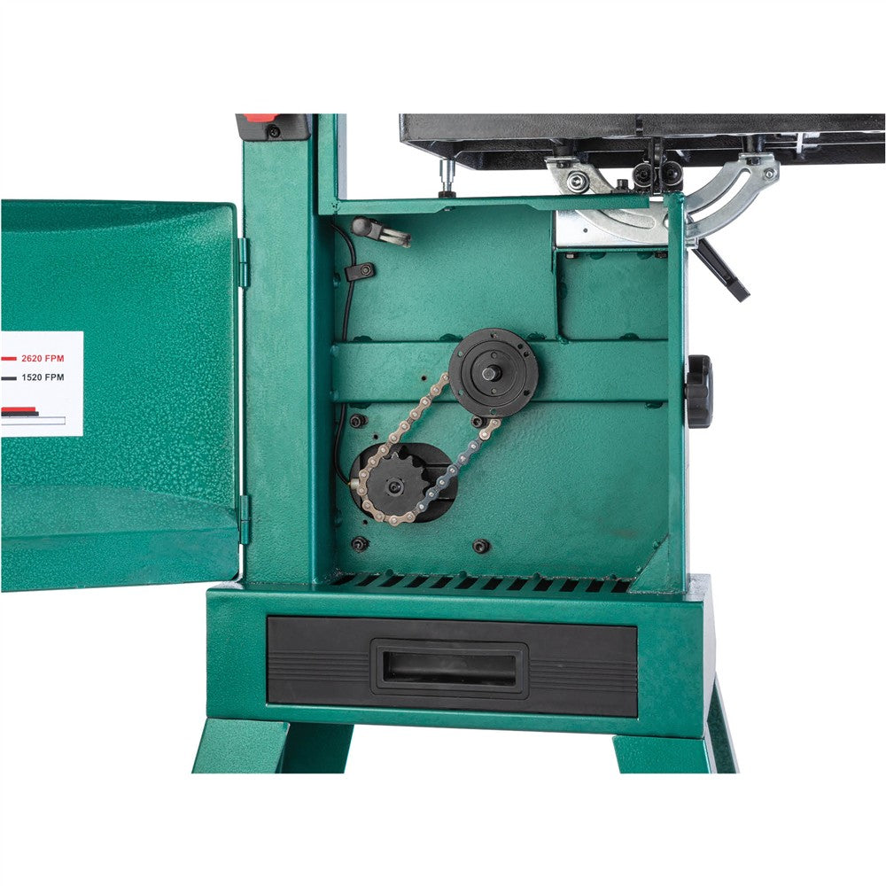 Grizzly G0994 - 10" Variable-Speed Vertical Metal-Cutting Bandsaw