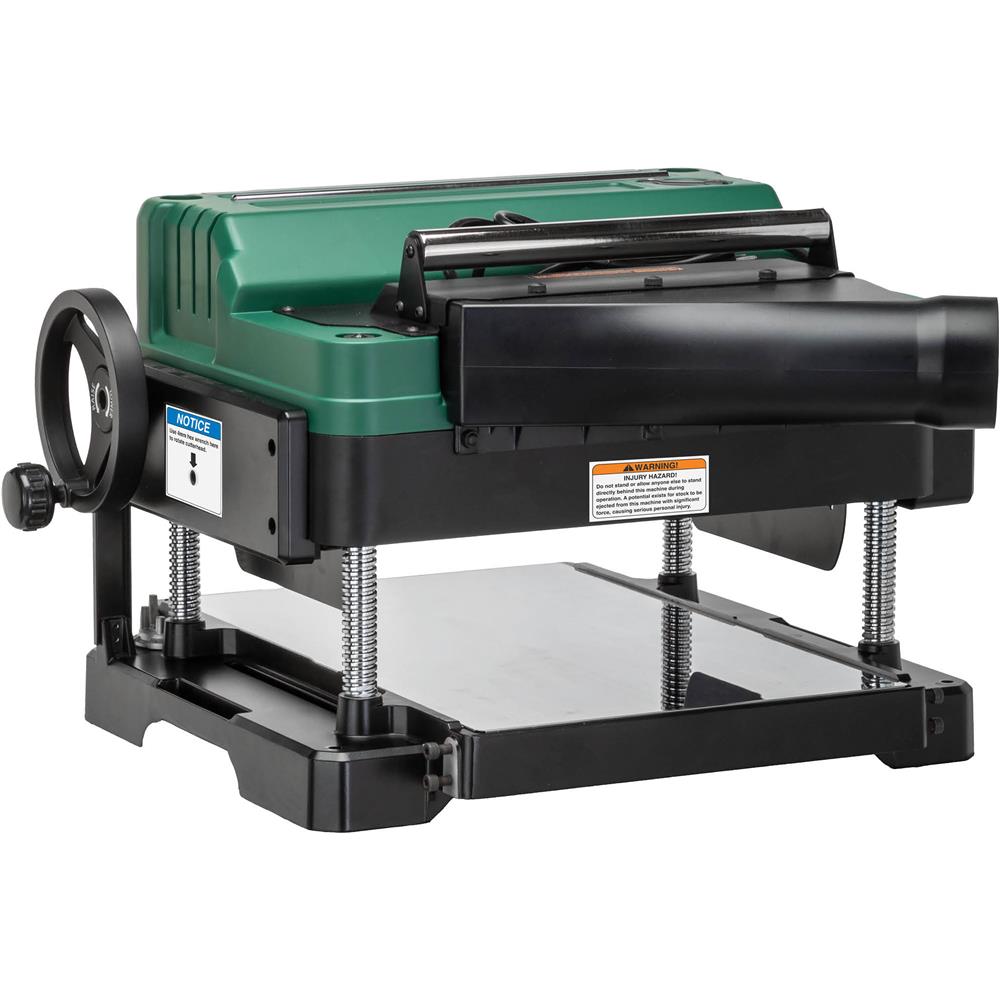 Grizzly G0999 - 15" 2 HP Benchtop Planer with Spiral Cutterhead