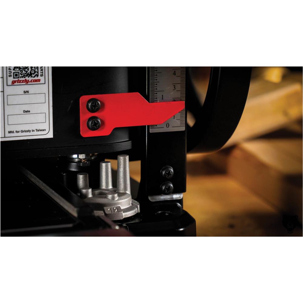 Grizzly G0999 - 15" 2 HP Benchtop Planer with Spiral Cutterhead