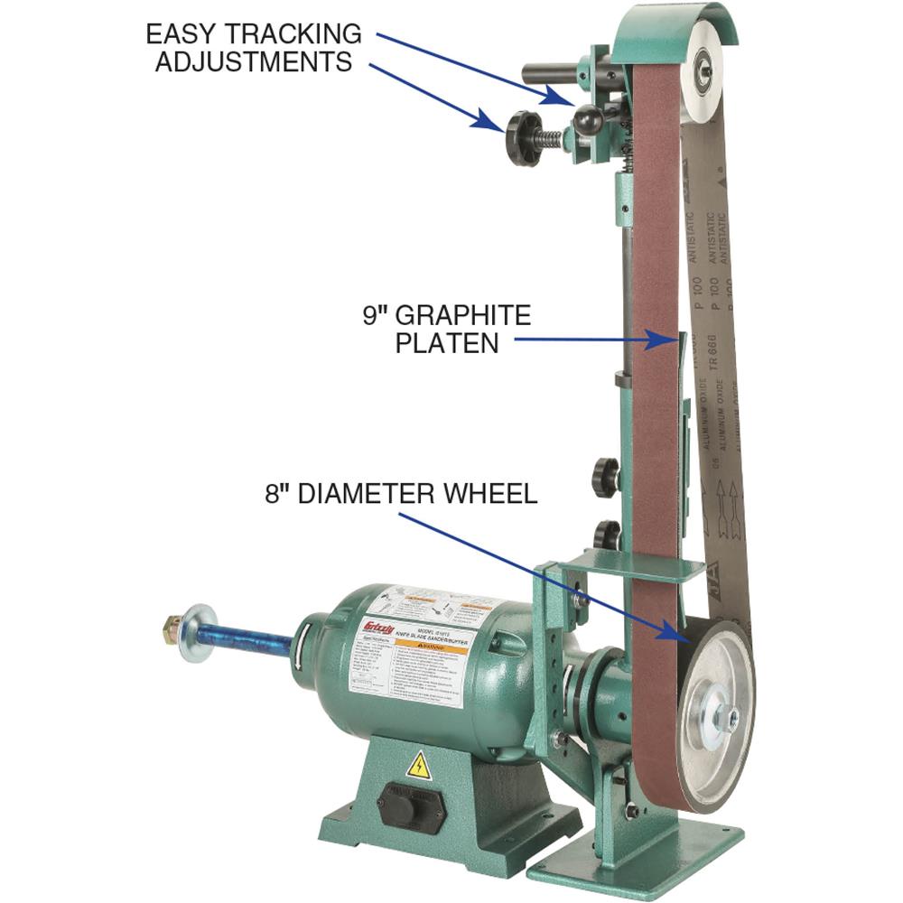 Grizzly G1015 - Knife Grinder, Sander, and Buffer