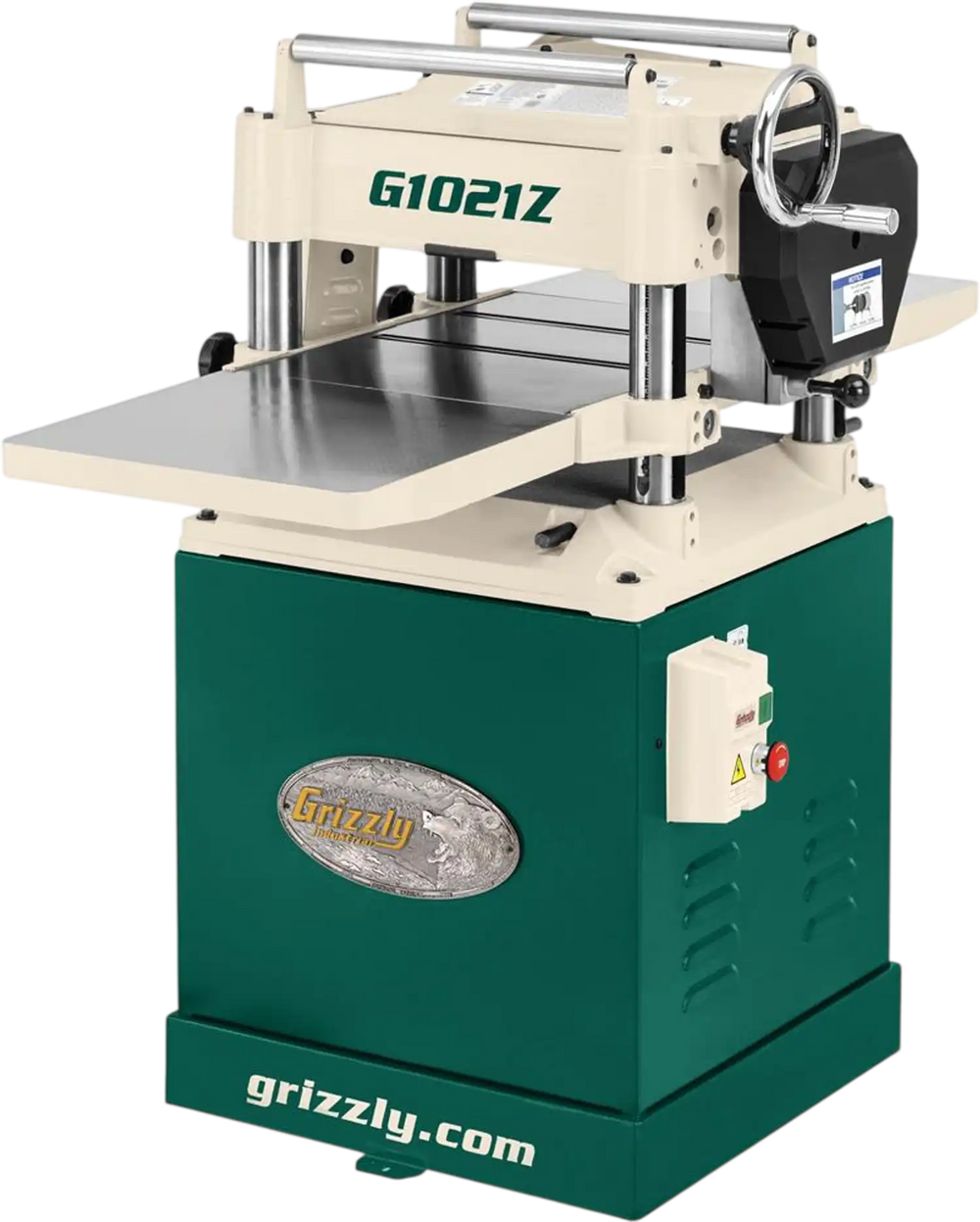 Grizzly G1021Z - 15" 3 HP Planer with Cabinet Stand