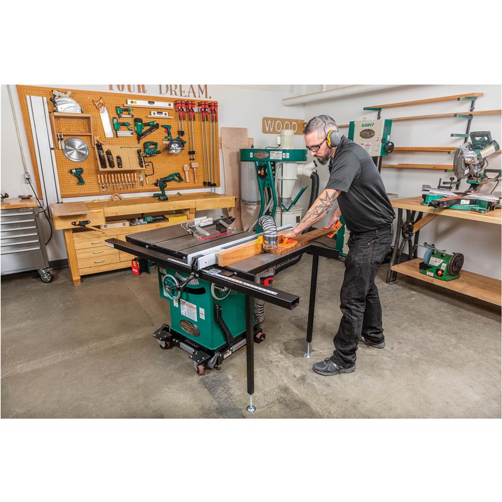 Grizzly G1023RLWX Cabinet Table Saw 10" 5 HP 240V with Built-In Router Table New
