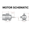 Grizzly G2527 - Motor 1/3 HP Single-Phase 1725 RPM TEFC 110V/220V
