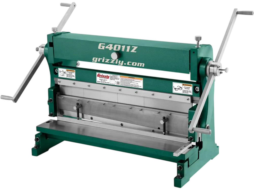 Grizzly G4011Z - 30" 3-in-1 Sheet Metal Machine