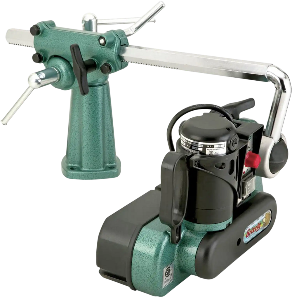 Grizzly G4173 - 1/8 HP Variable-Speed 3-Roller Power Feeder, Single-Phase