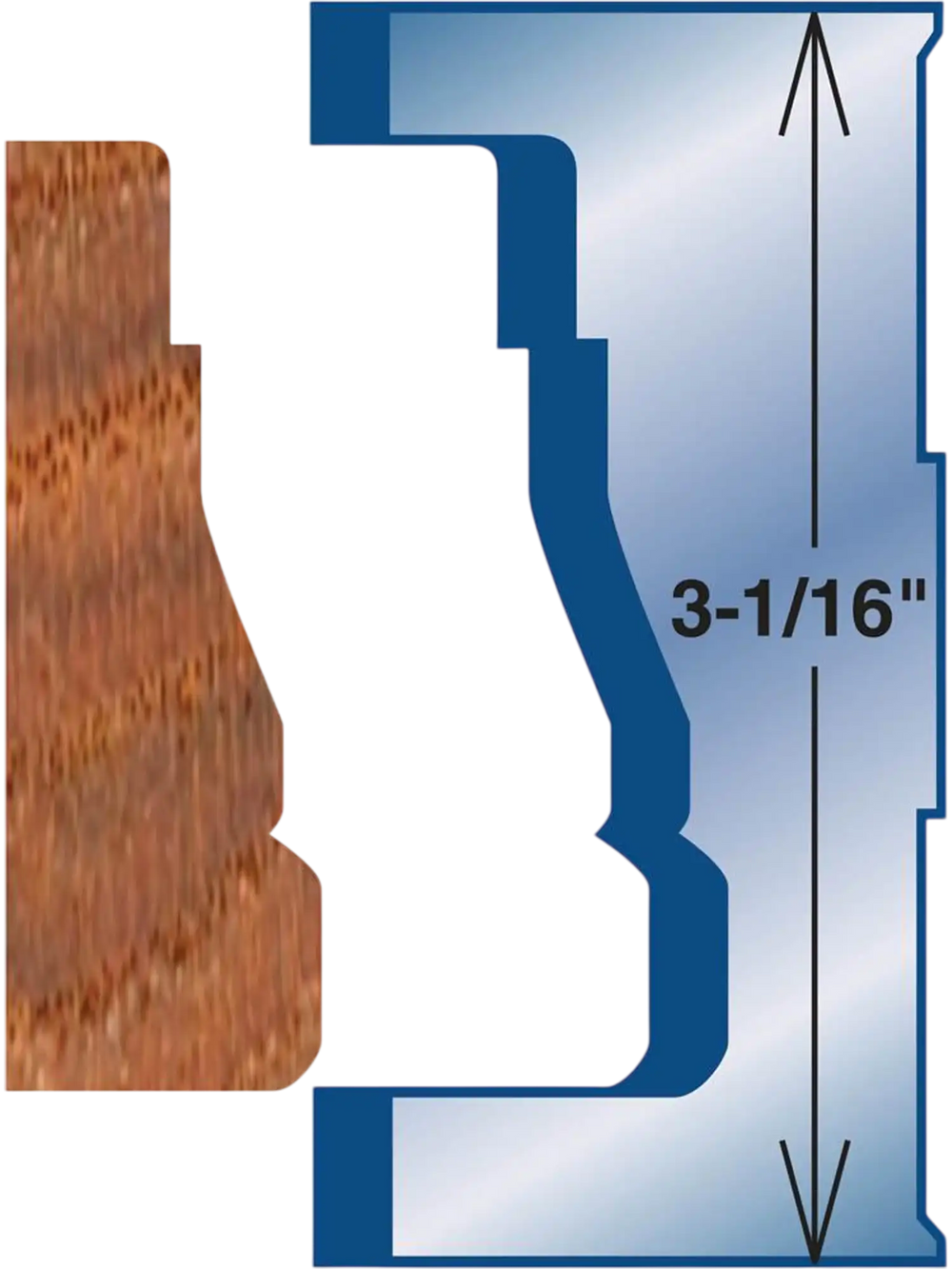 Grizzly G4527 - Moulding Knife - Casing
