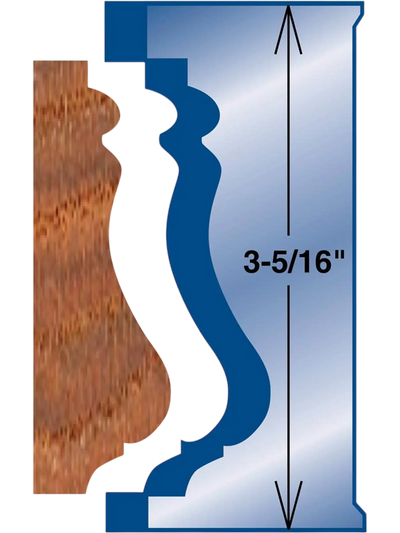 Grizzly G4529 Profile Knives Moulding Knife Casing New