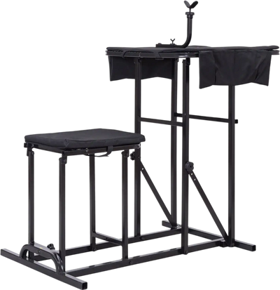 Costway Foldable Shooting Bench Adjustable Height Table 69784532 New