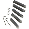 Grizzly G5639 - 5 pc. Indexable Carbide Tool Bit Set - 3/8"