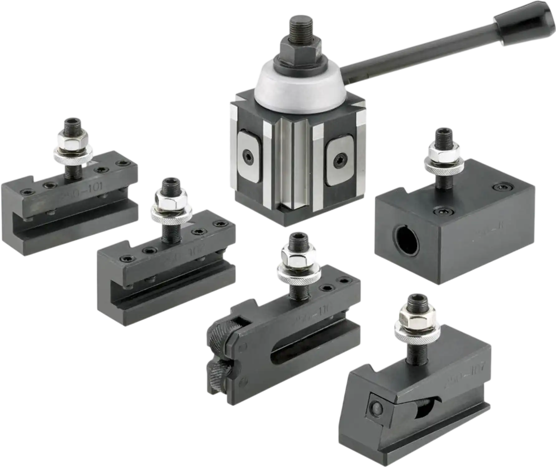 Grizzly G5689 Metal Lathe Quick Change Tool Post Set 10
