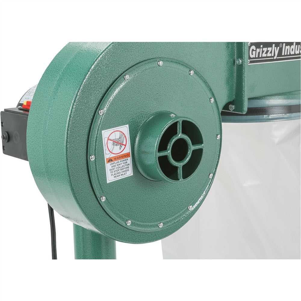 Grizzly G8027 - 1 HP Dust Collector