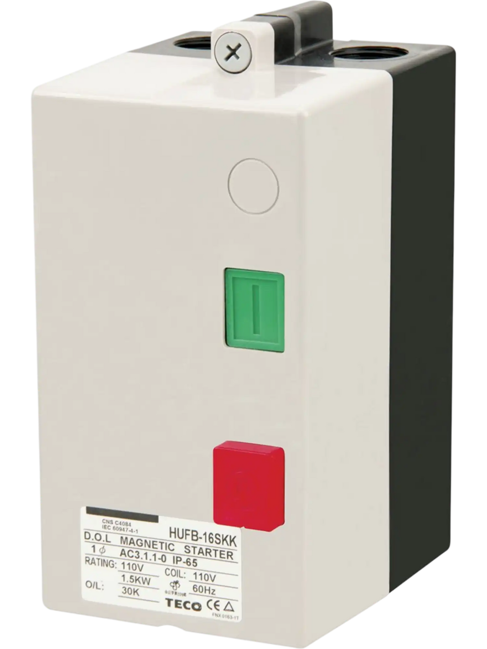Grizzly G8291 - Magnetic Switch, Single-Phase - 110V Only, 2 HP