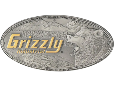 Grizzly G8589 Miscellaneous Machine Accessories Large Nameplate New