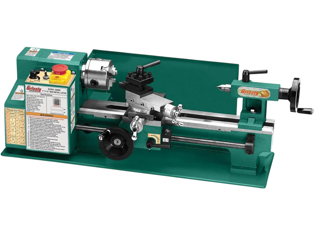 Grizzly G8688 - 7" x 12" Mini Metal Lathe
