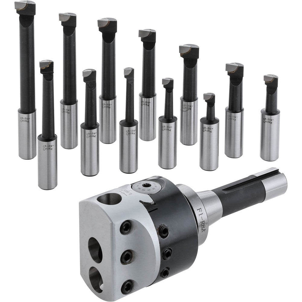 Grizzly G9324 - 3" Boring Combo Set - R-8 Only