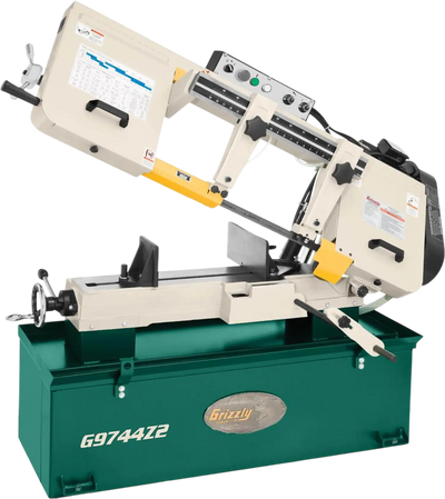 Grizzly G9744Z2 Horizontal Metal Bandsaw 10