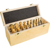 Grizzly G9760 - HSS TiN Coated 2 and 4 Flute End Mills, 20 pc. Set