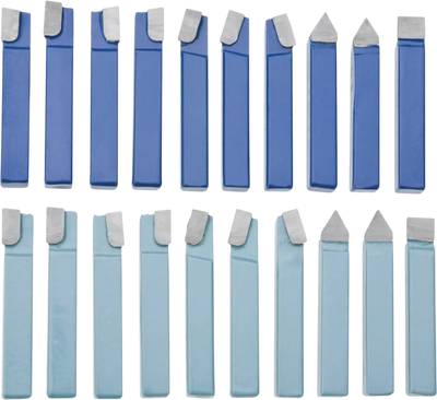Grizzly G9776 Tool Bits Carbide-Tipped Set 3/8
