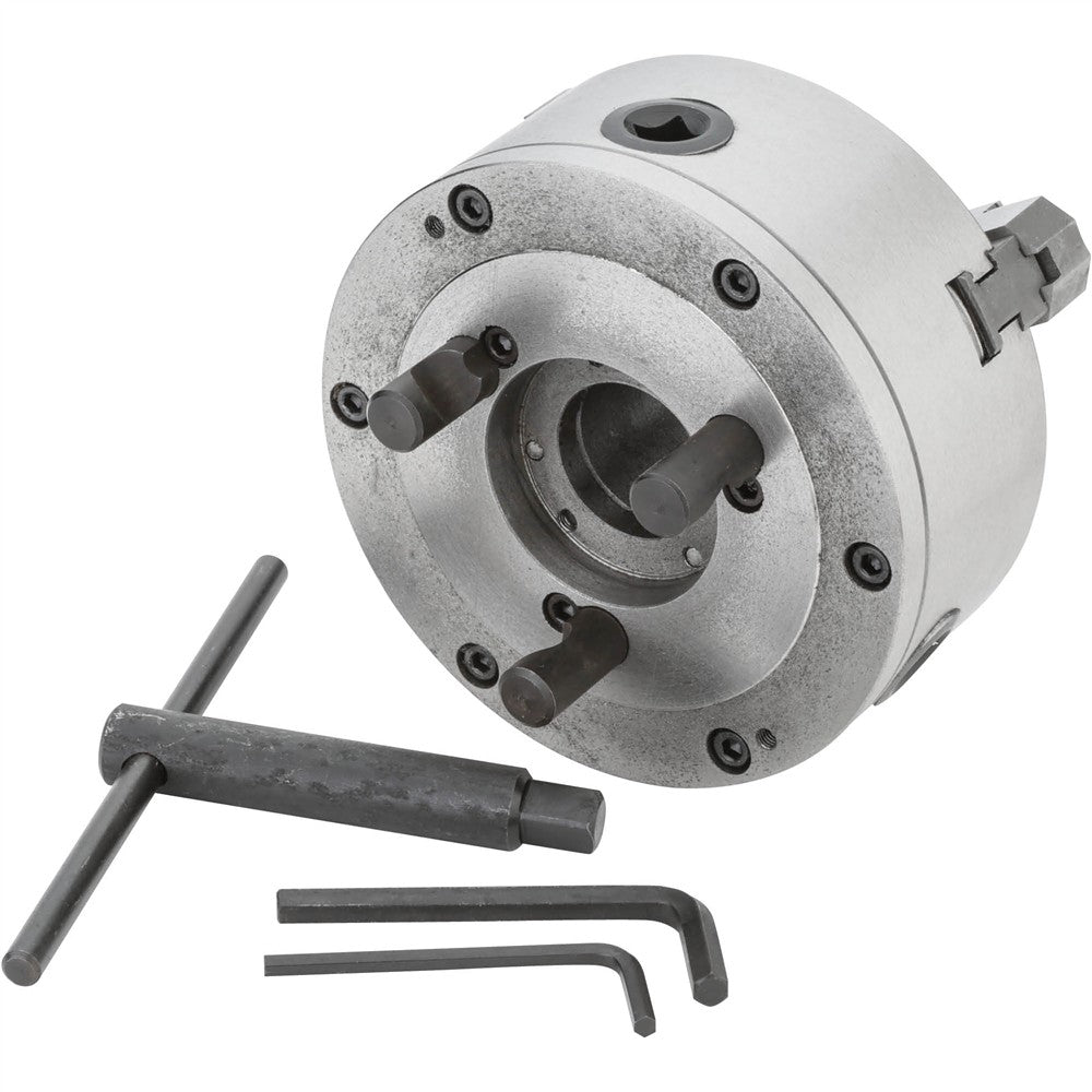 Grizzly G9819 - 6" 3-Jaw Scroll Chuck D1-4