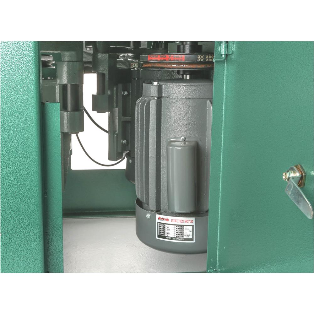 Grizzly G9933 - 3 HP Three-Spindle Shaper