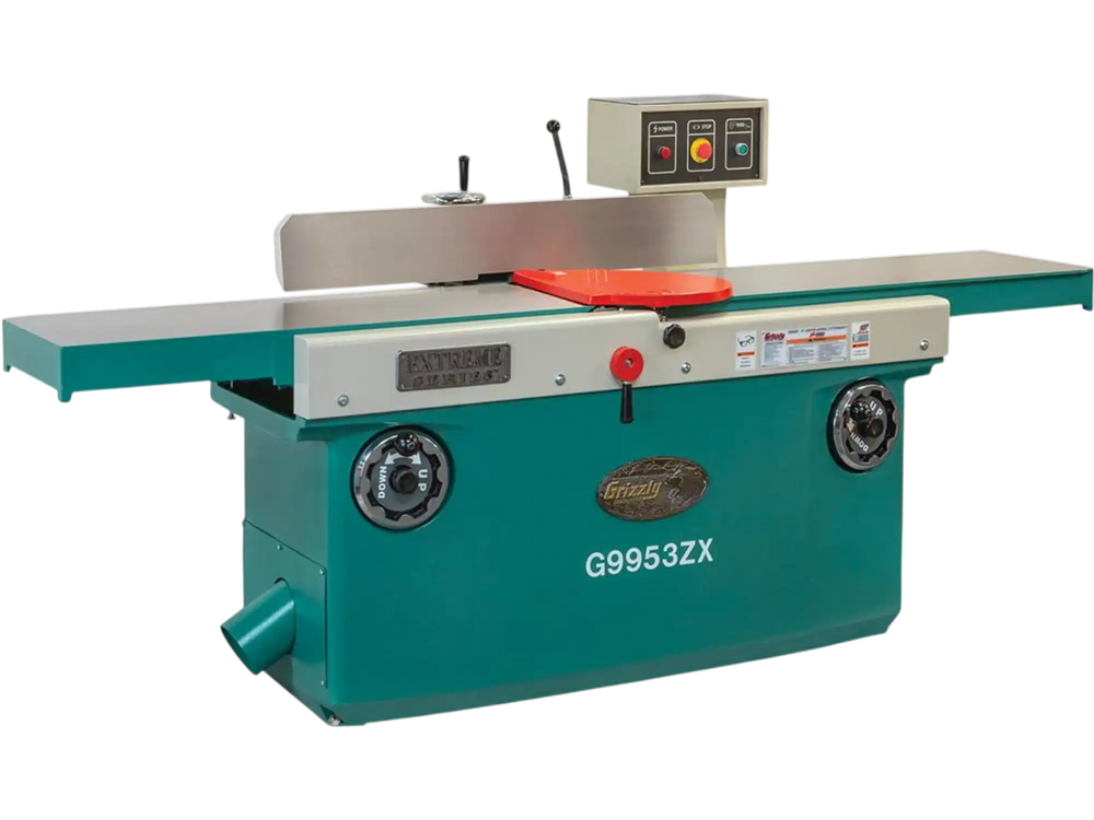Grizzly G9953ZX - 16" x 99" Z Series Jointer w/ Spiral Cutterhead