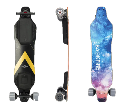 Backfire G2T Super Power Hobbywing Motors 36V 5.0Ah Electric Skateboard Galaxy New