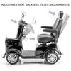 Gatsby X Premium Vintage Electric Mobility Scooter 31-Mile Range 12V 950W 10 MPH New