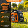 GENMAX GM1600iBC 1200W/1600W Inverter Generator Gas Powered with CO Sensor New