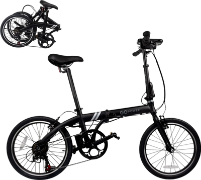 GoPowerBike GoAir Electric Bike Lightweight 300W 15 Mile Range 16 MPH Open Box RFB