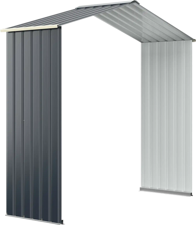 Costway Outdoor Storage Shed Extension Kit for 7'/9.1'/11.2' Width 97461835 New